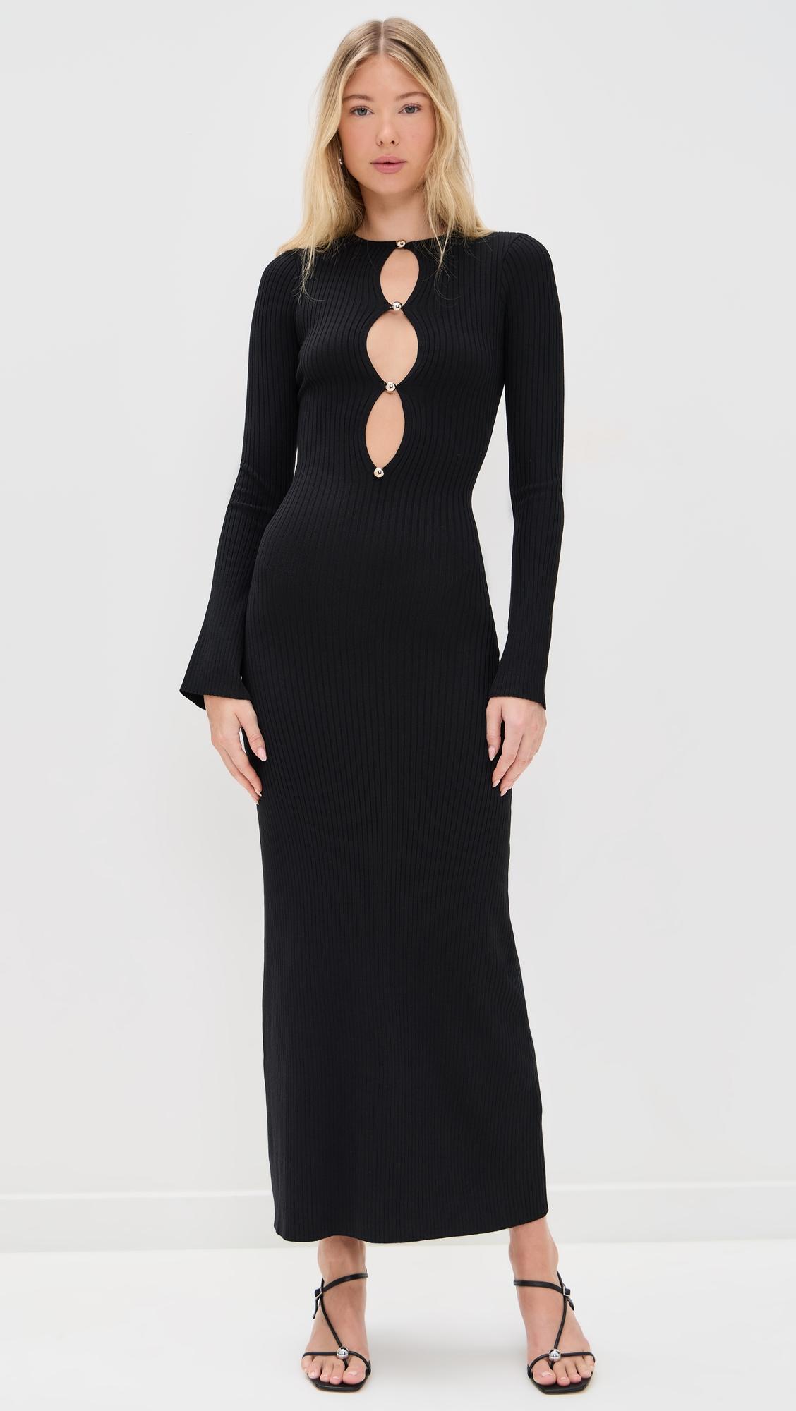 nautico knit maxi dress