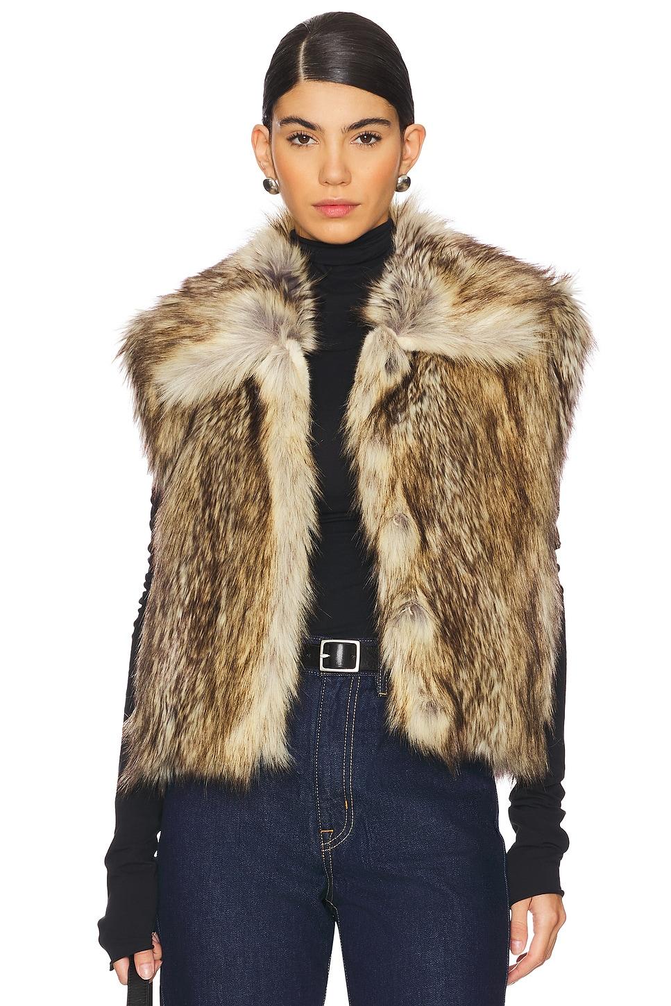 naya faux fur vest
