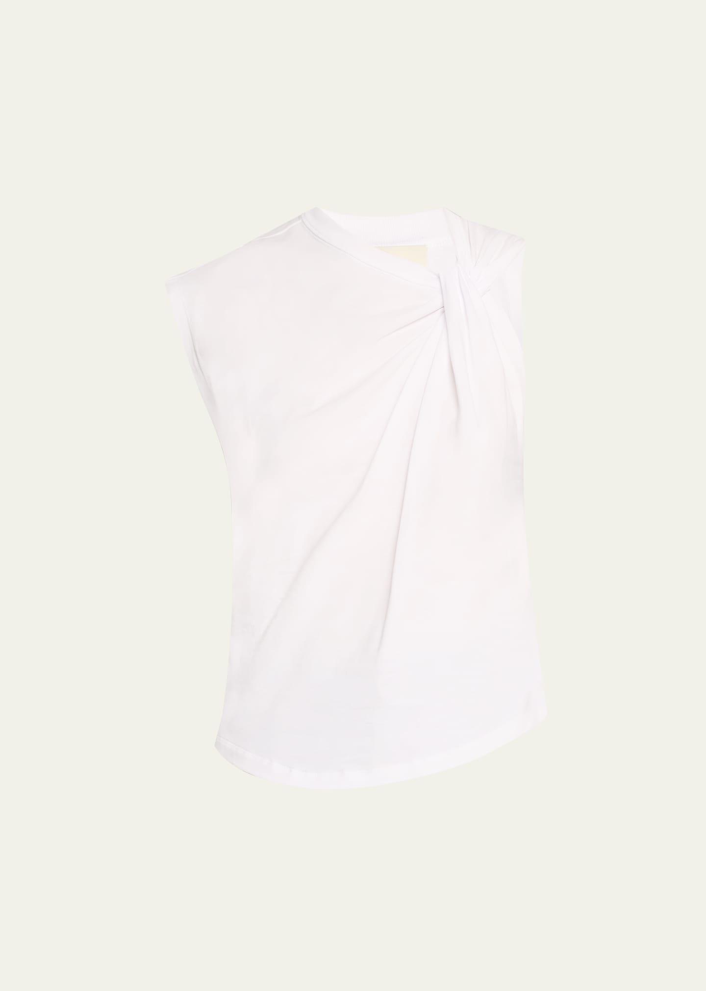 nayda twisted cap-sleeve t-shirt