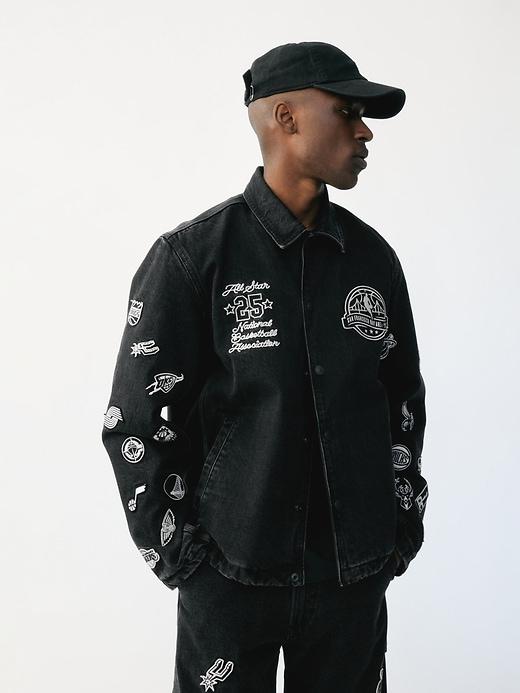 nba all star denim jacket