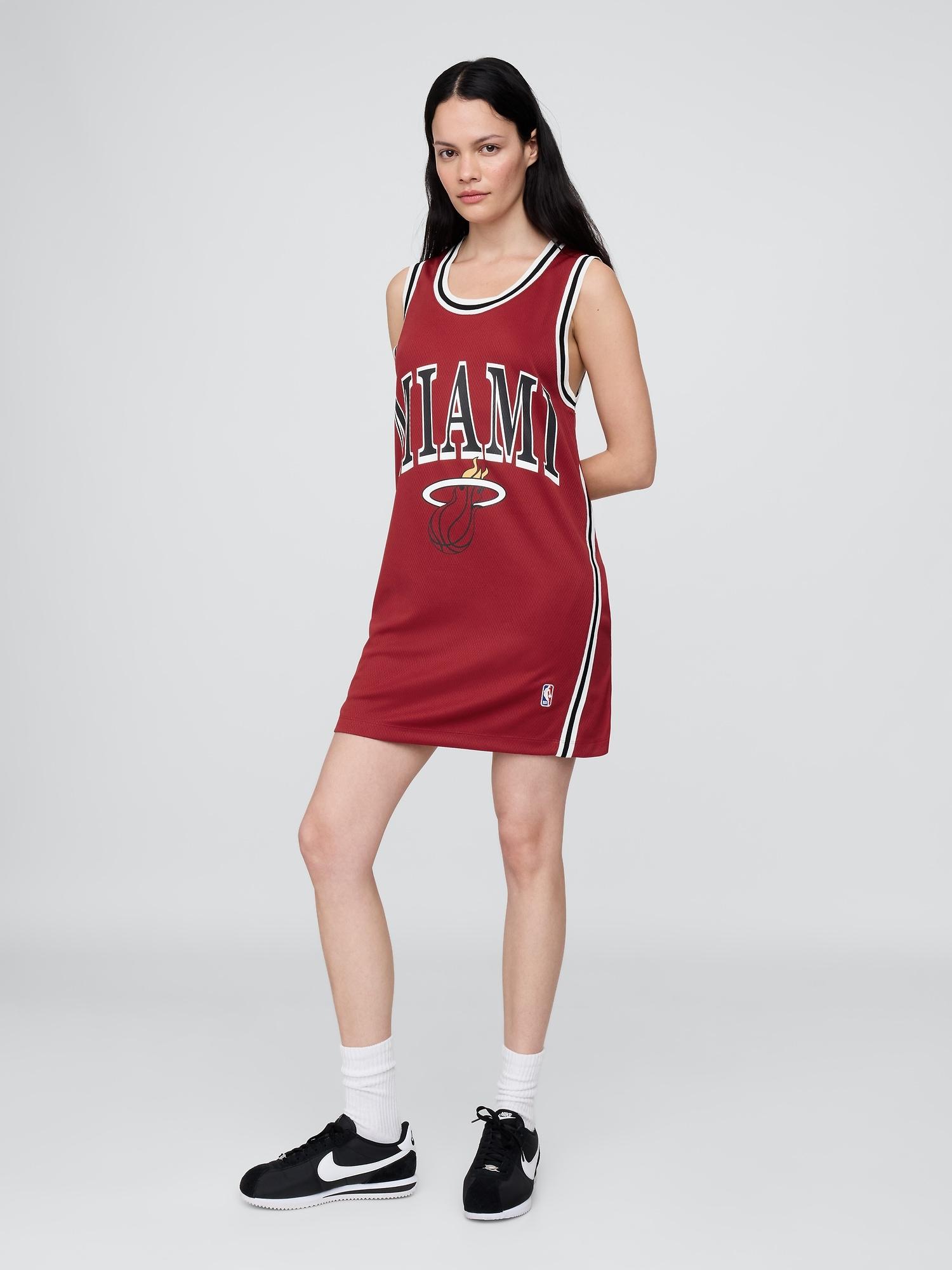 nba new york knicks recycled jersey mini dress