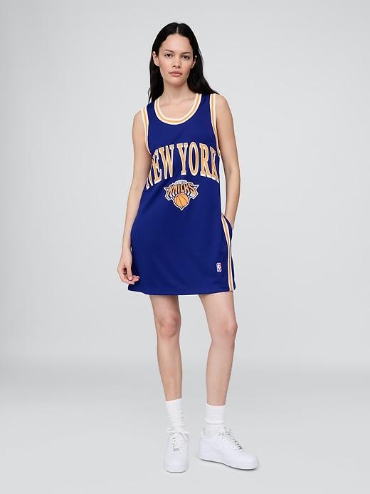 nba new york knicks recycled jersey mini dress