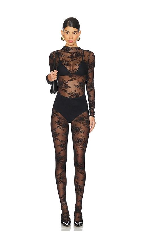 nbd amalia jumpsuit in black.