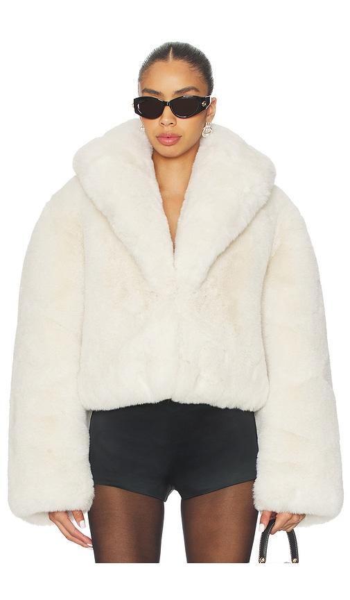 nbd brooklyn jacket in white.