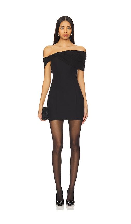 nbd coen mini dress in black.