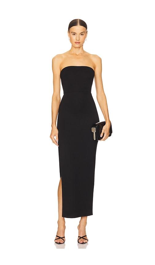 nbd dream gown in black.