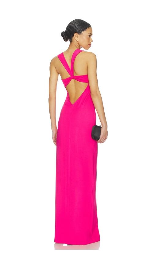 nbd gwen maxi dress in pink.