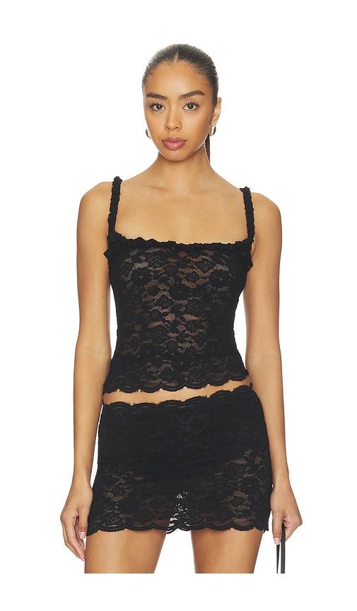 nbd odette top in black.