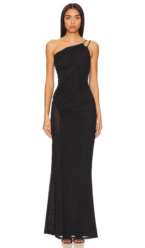 nbd osiris gown in black.