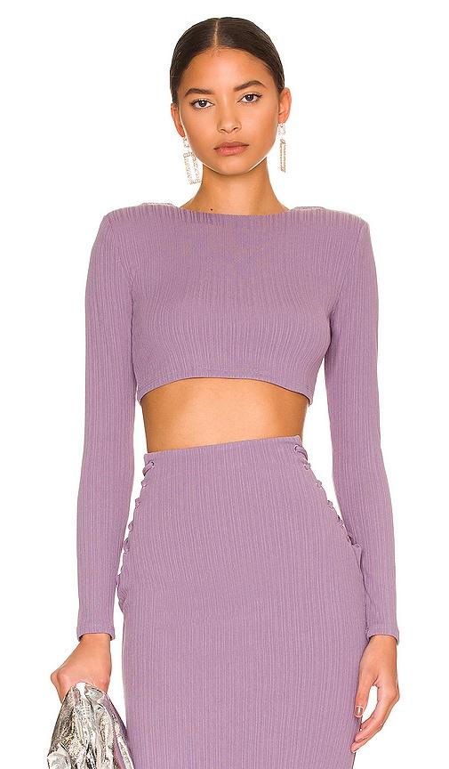 nbd rory top in lavender.