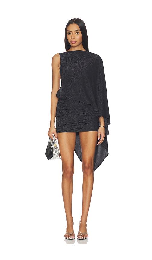 nbd smita mini dress in black.