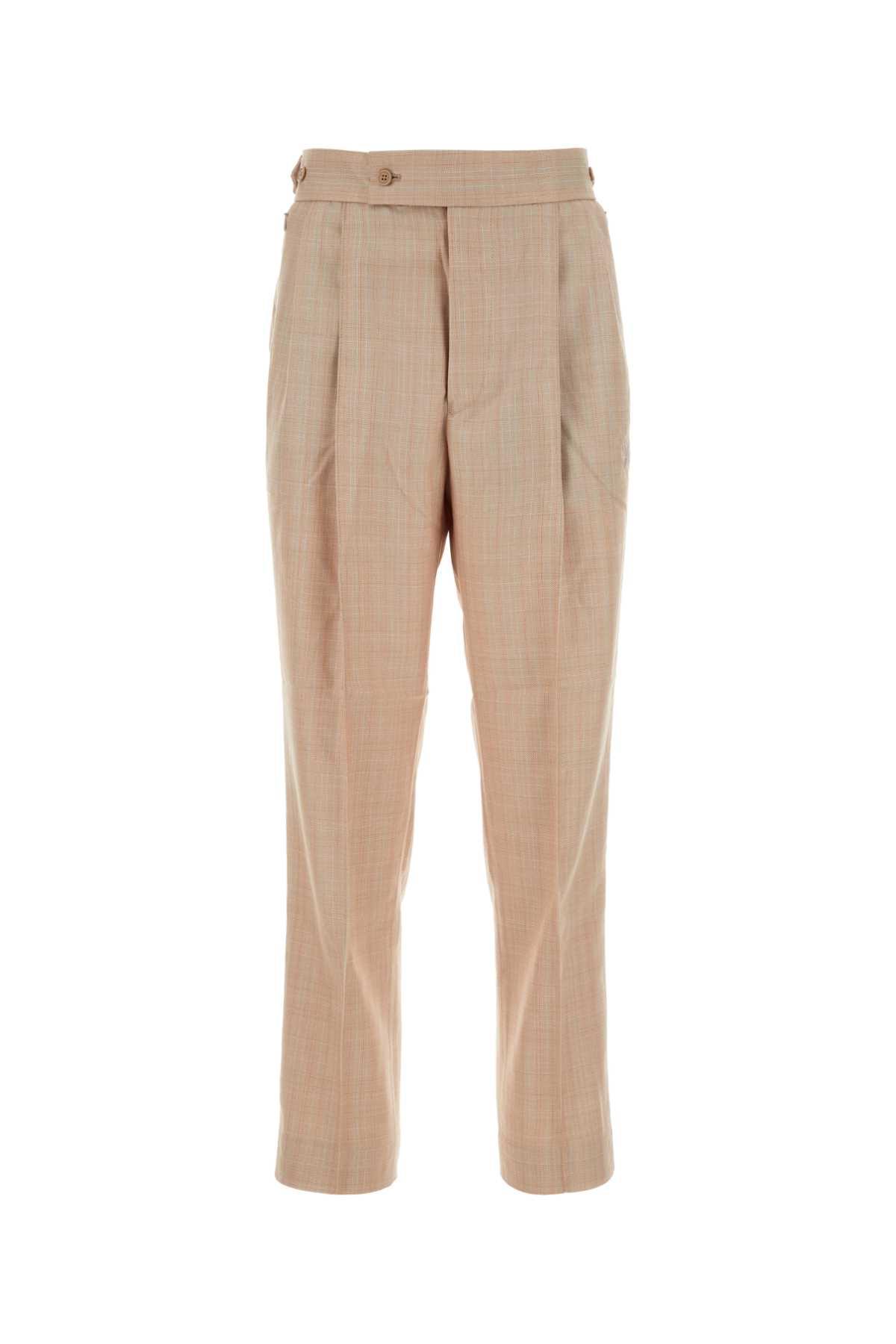 needles embroidered polyester blend pant