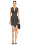 neeta tie front mini dress