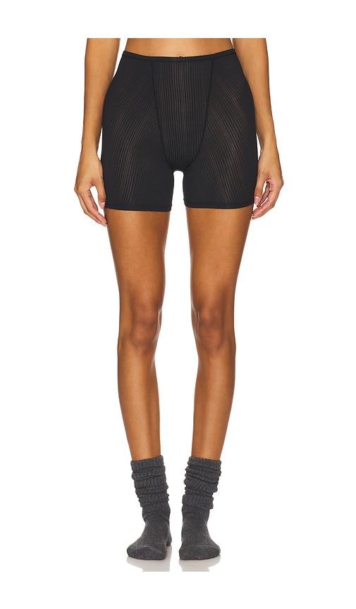 negative underwear whipped boxer in black.