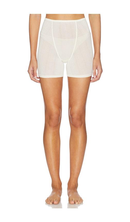 negative underwear whipped boxer in cream.