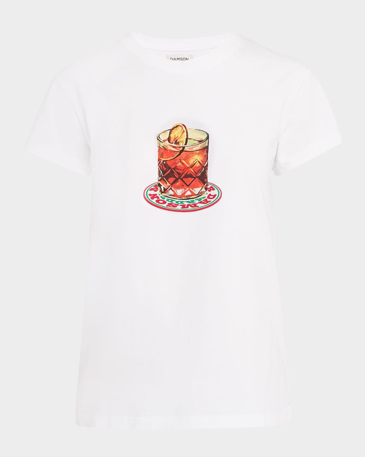 negroni shrunken crewneck tee