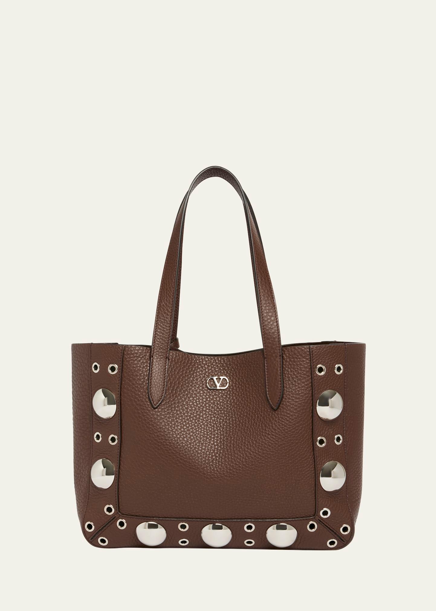 nellcote medium studded leather tote bag