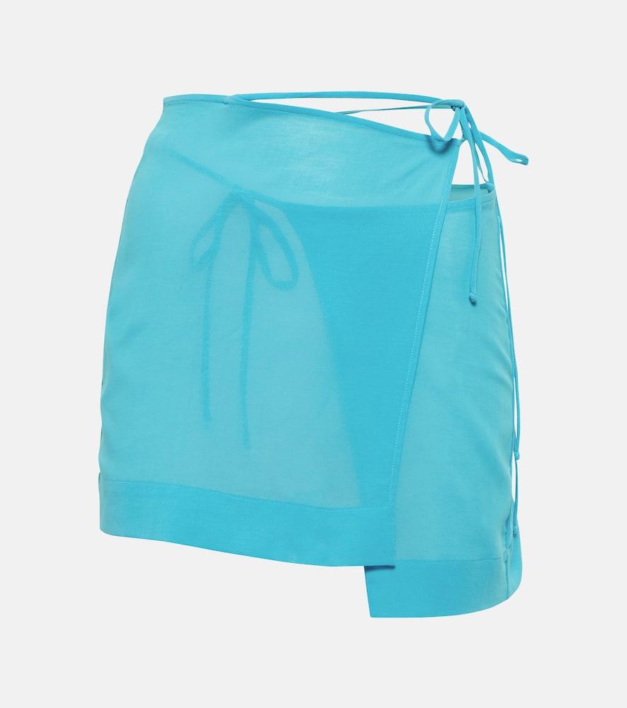 nensi dojaka asymmetric wrap miniskirt