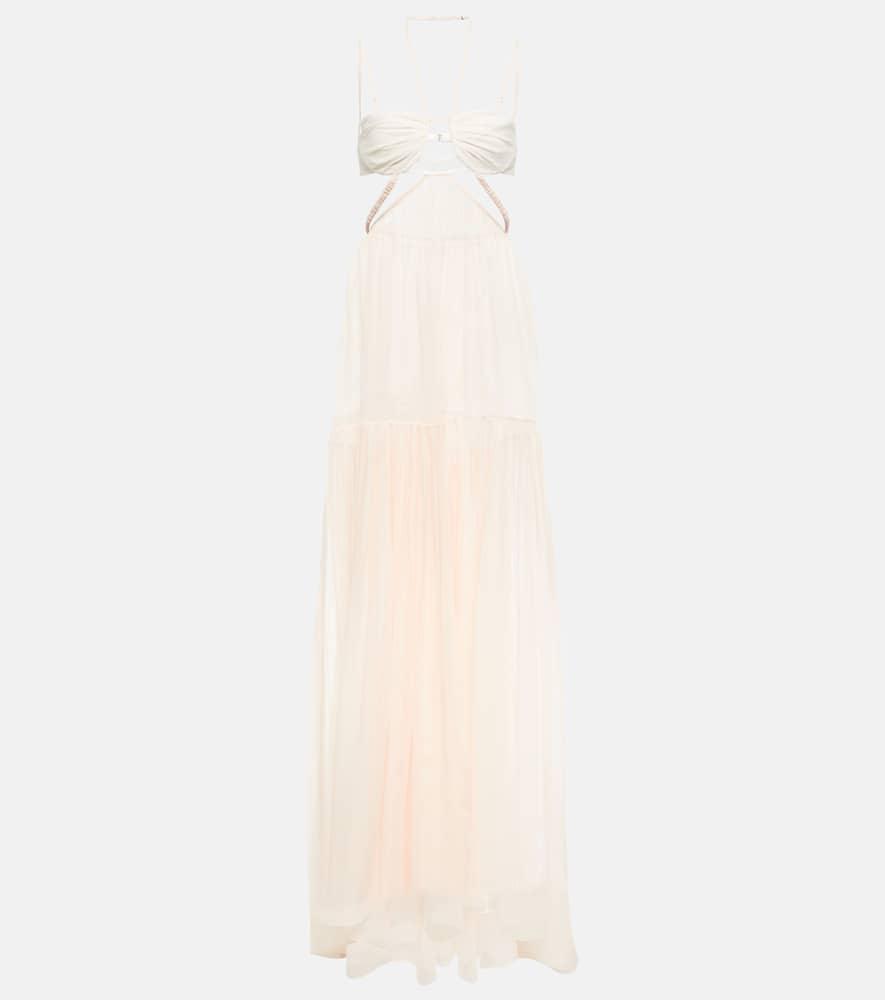nensi dojaka bridal silk chiffon gown