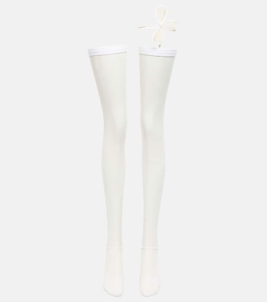 nensi dojaka bridal tulle tights