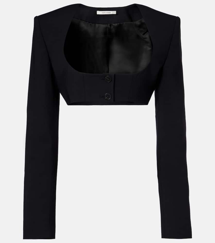 nensi dojaka crêpe crop top