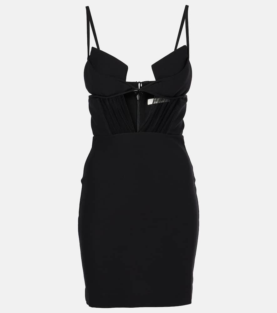 nensi dojaka crêpe minidress