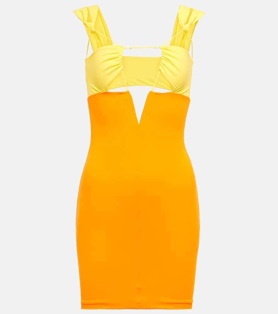 nensi dojaka cutout minidress