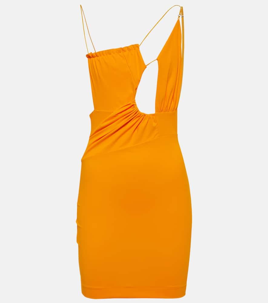 nensi dojaka cutout ruched minidress