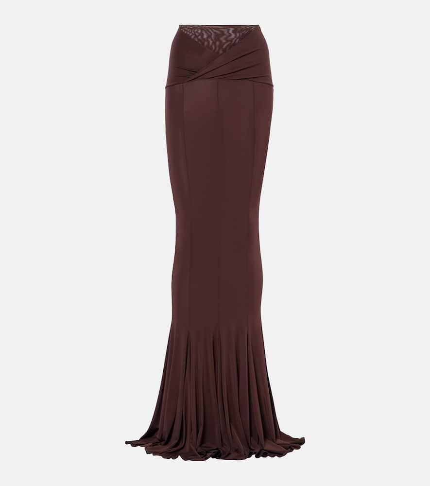 nensi dojaka draped maxi skirt