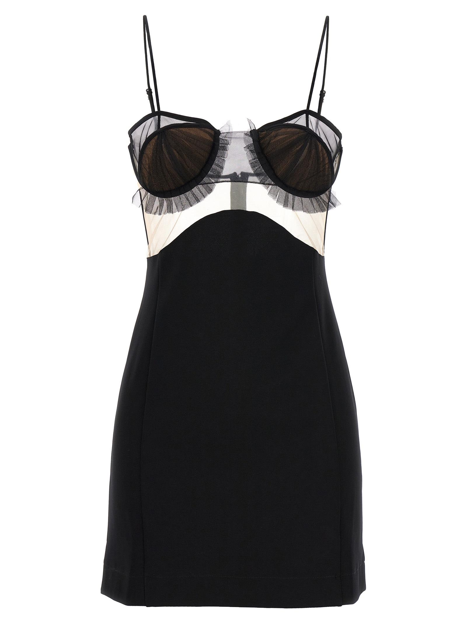 nensi dojaka explosive flower bra dress