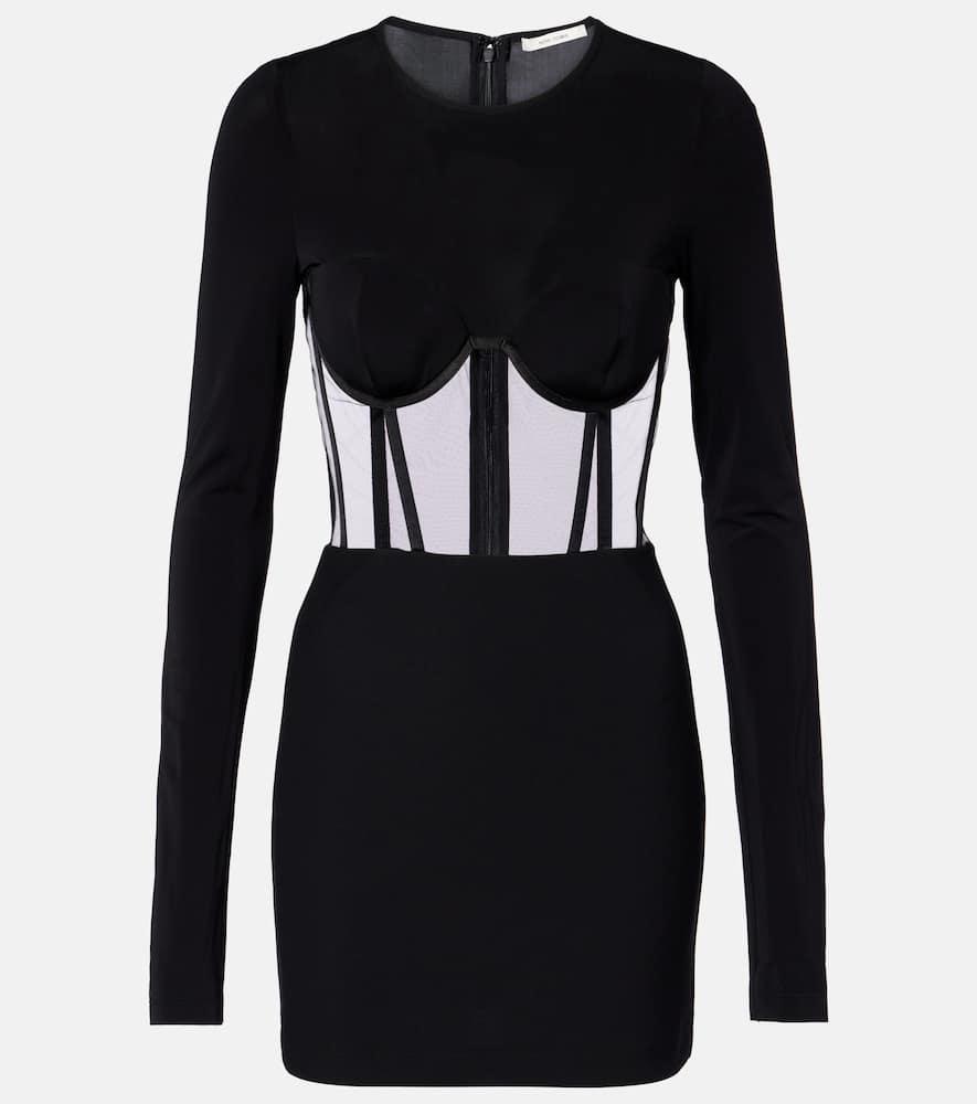 nensi dojaka paneled corset dress