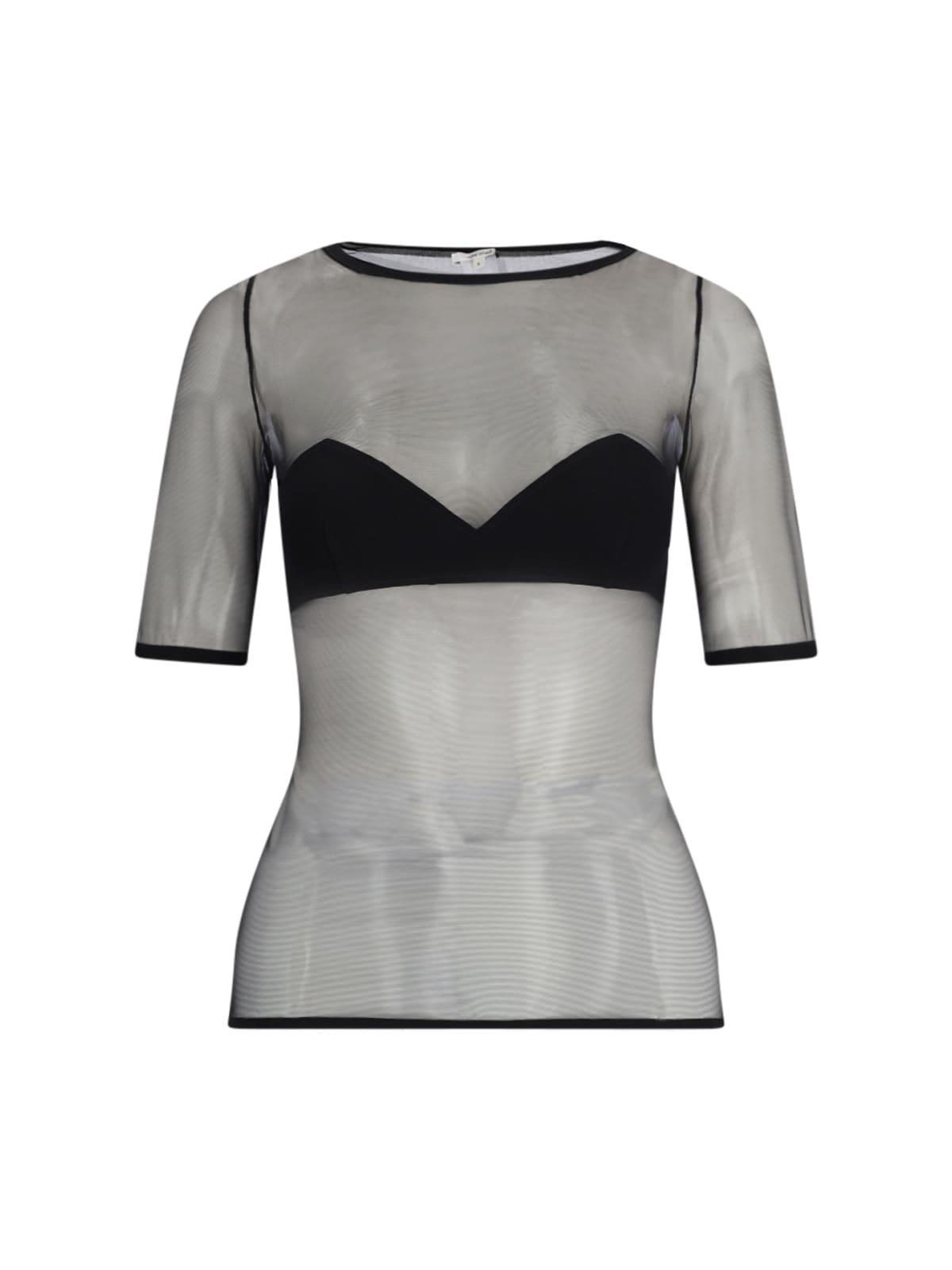 nensi dojaka semi-transparent top