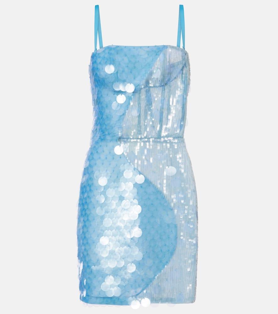 nensi dojaka sequined minidress