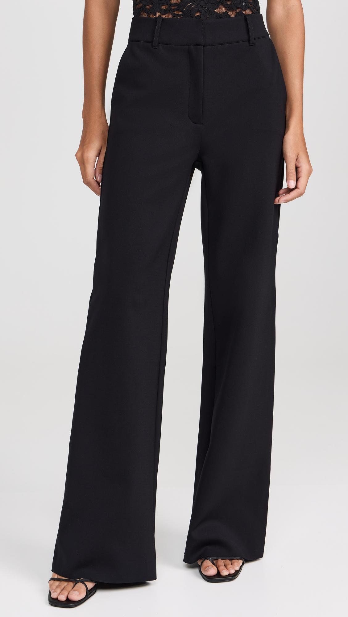 neoprene ceo wide leg trousers