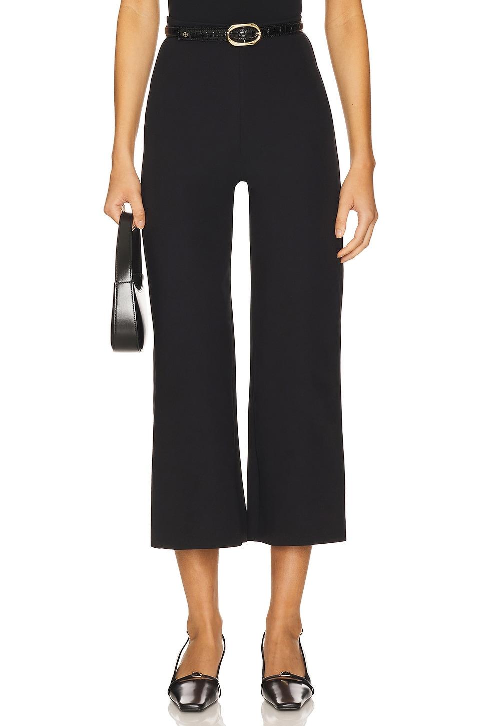 neoprene cropped wide leg