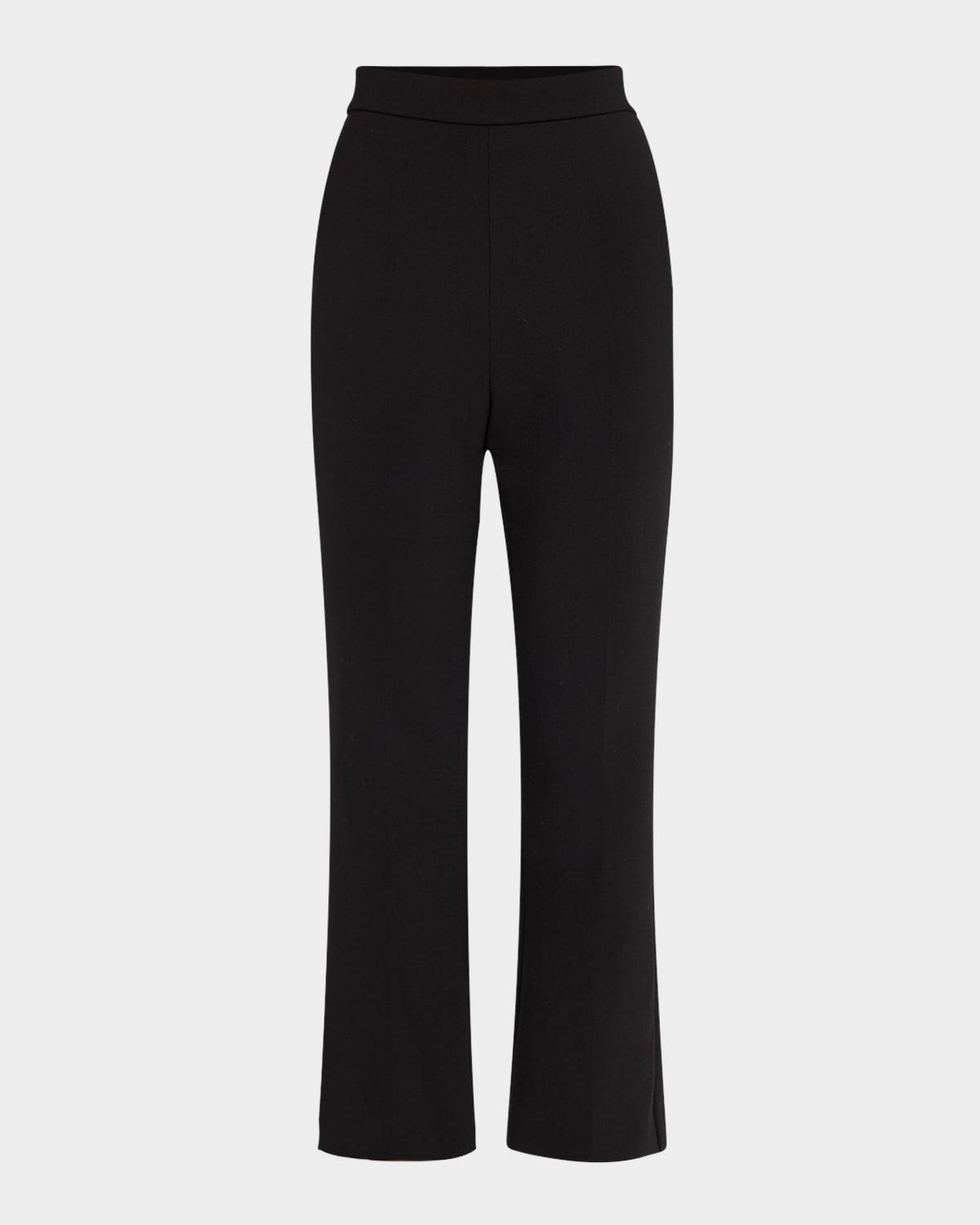 nepeta flared crop wool pants