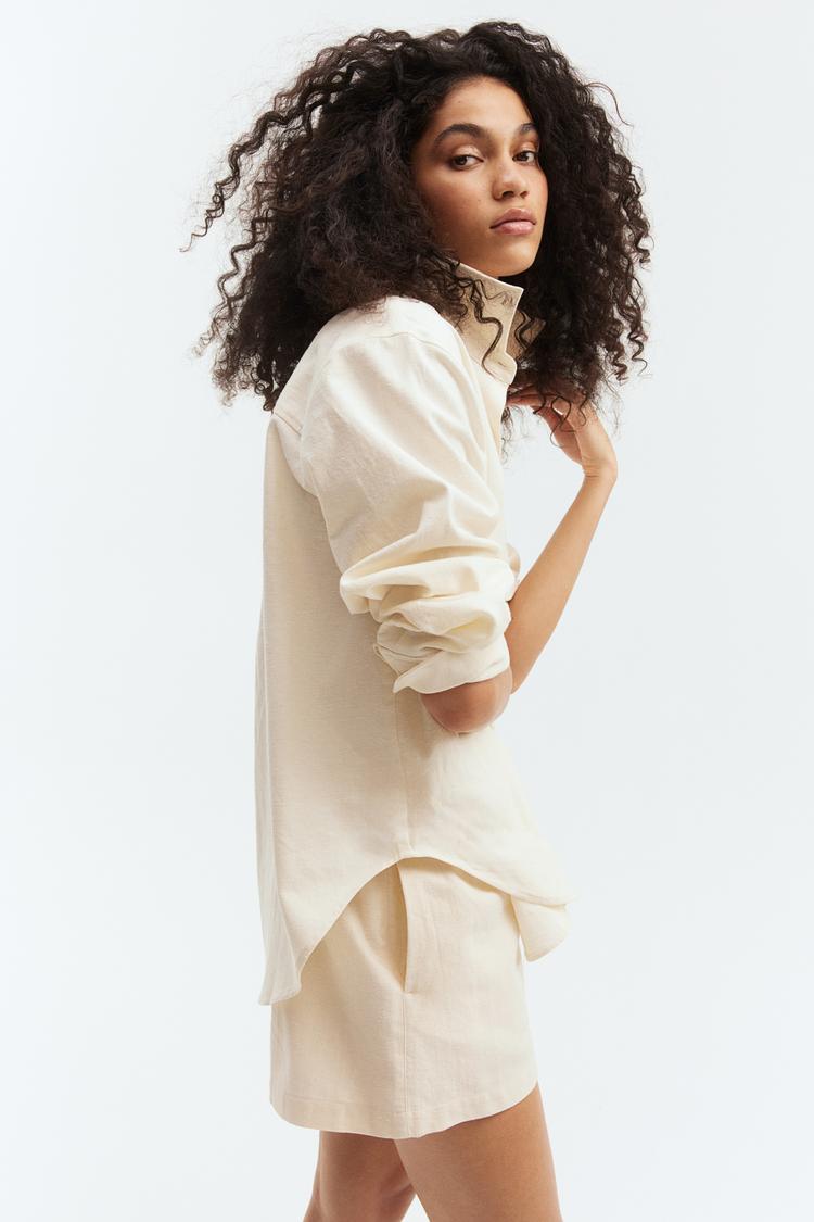 nepped twill shirt