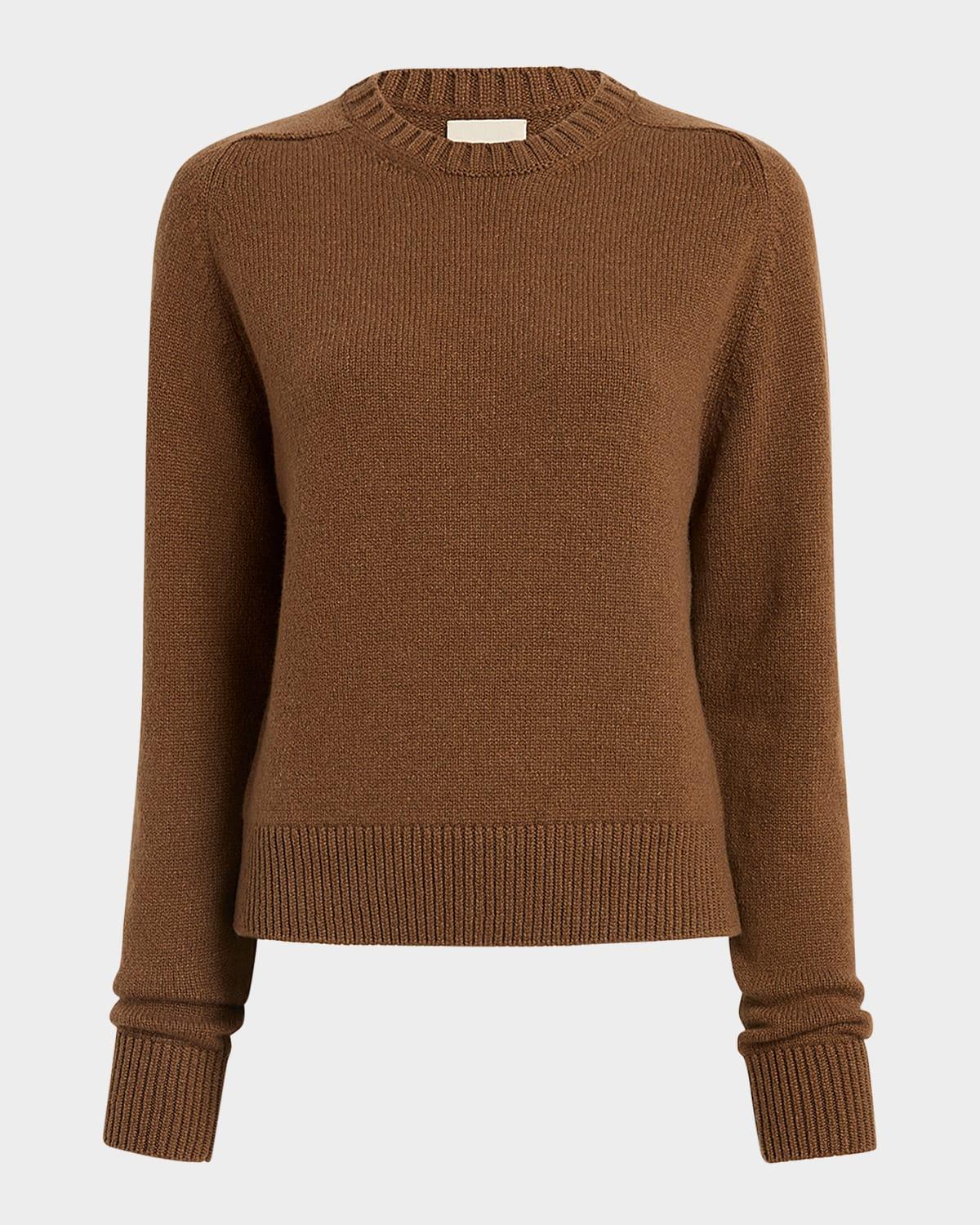 nera cashmere crewneck sweater