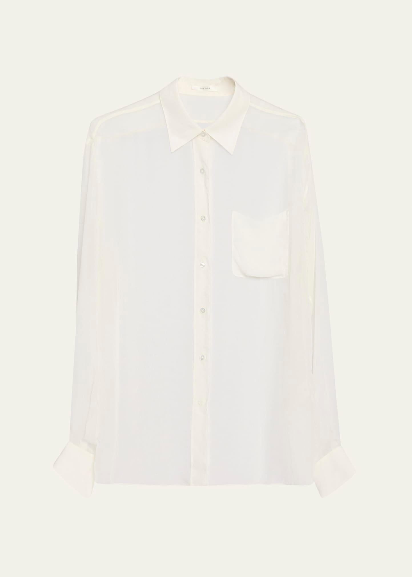 nesson sheer oversized shirt