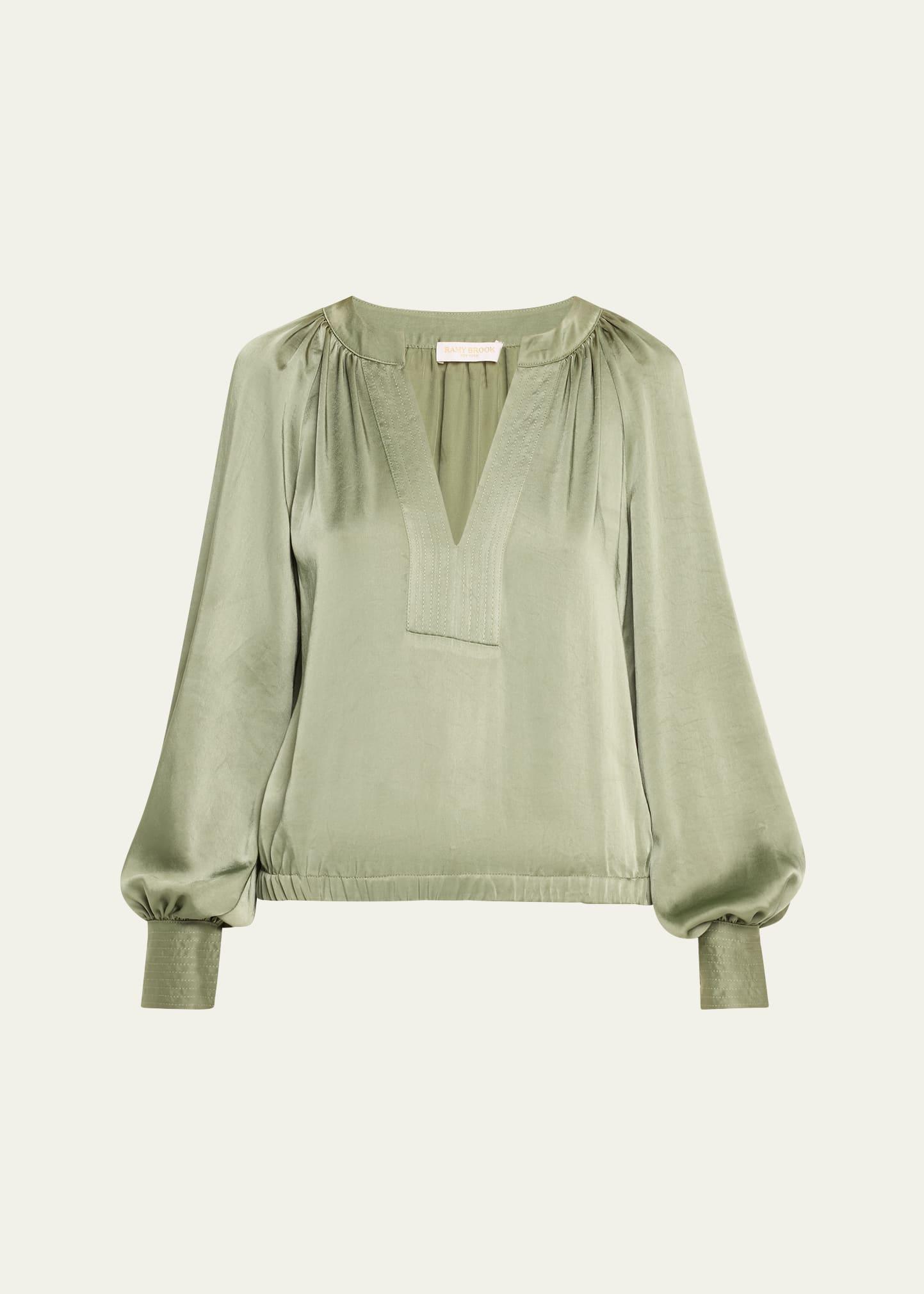 nevada satin blouse