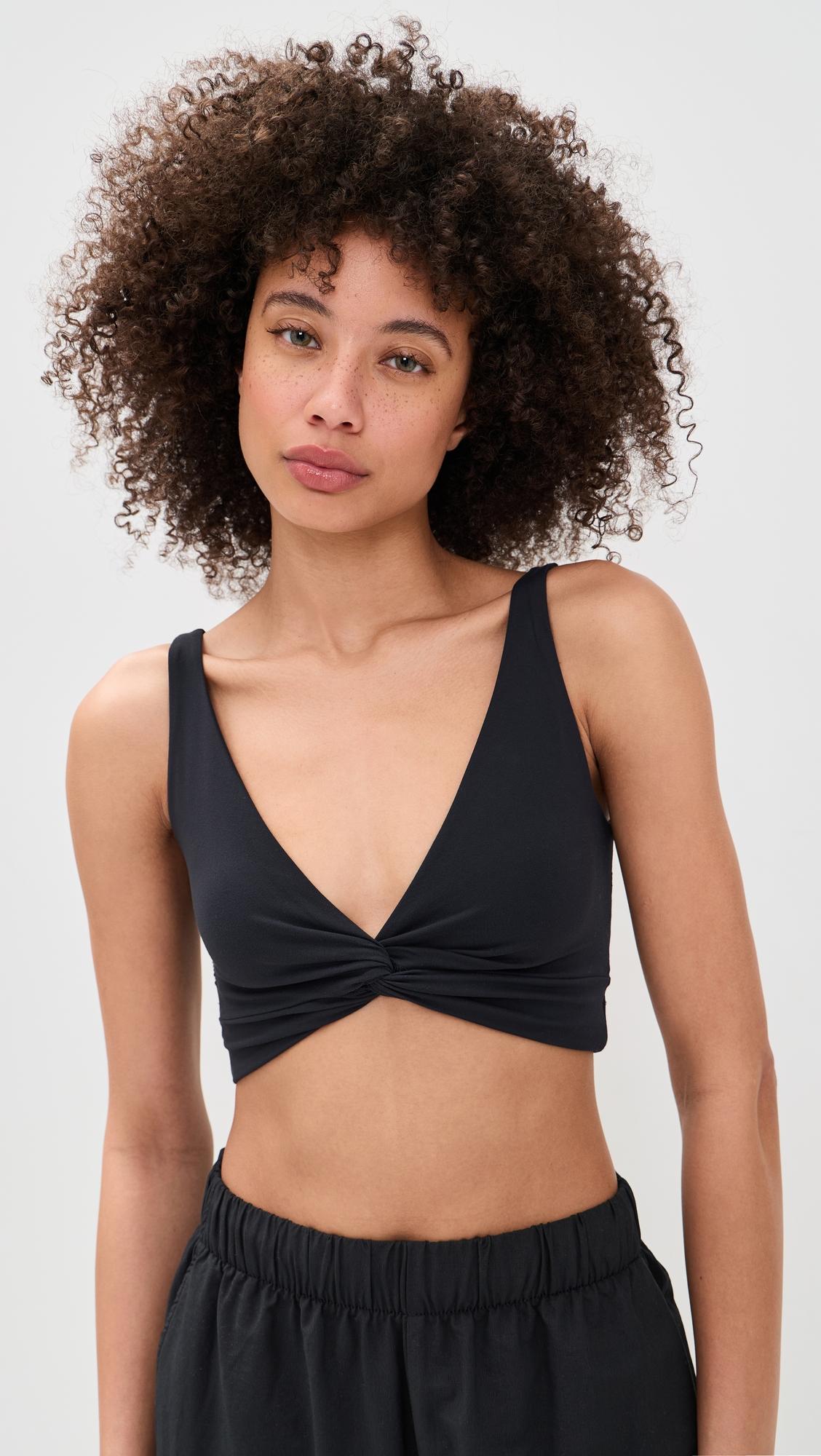 never better twist crop shirt