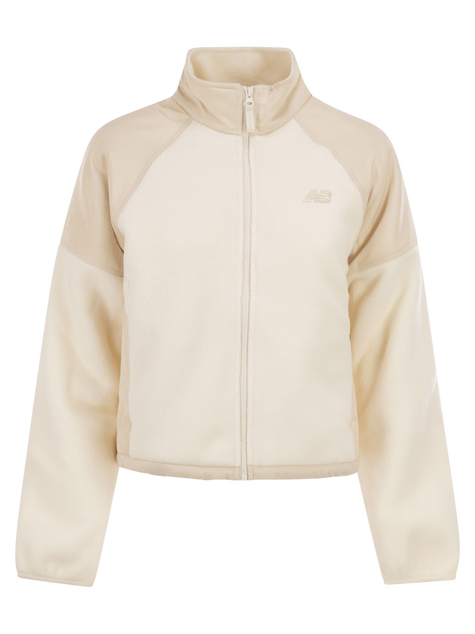 new balance high pile fleece jacket