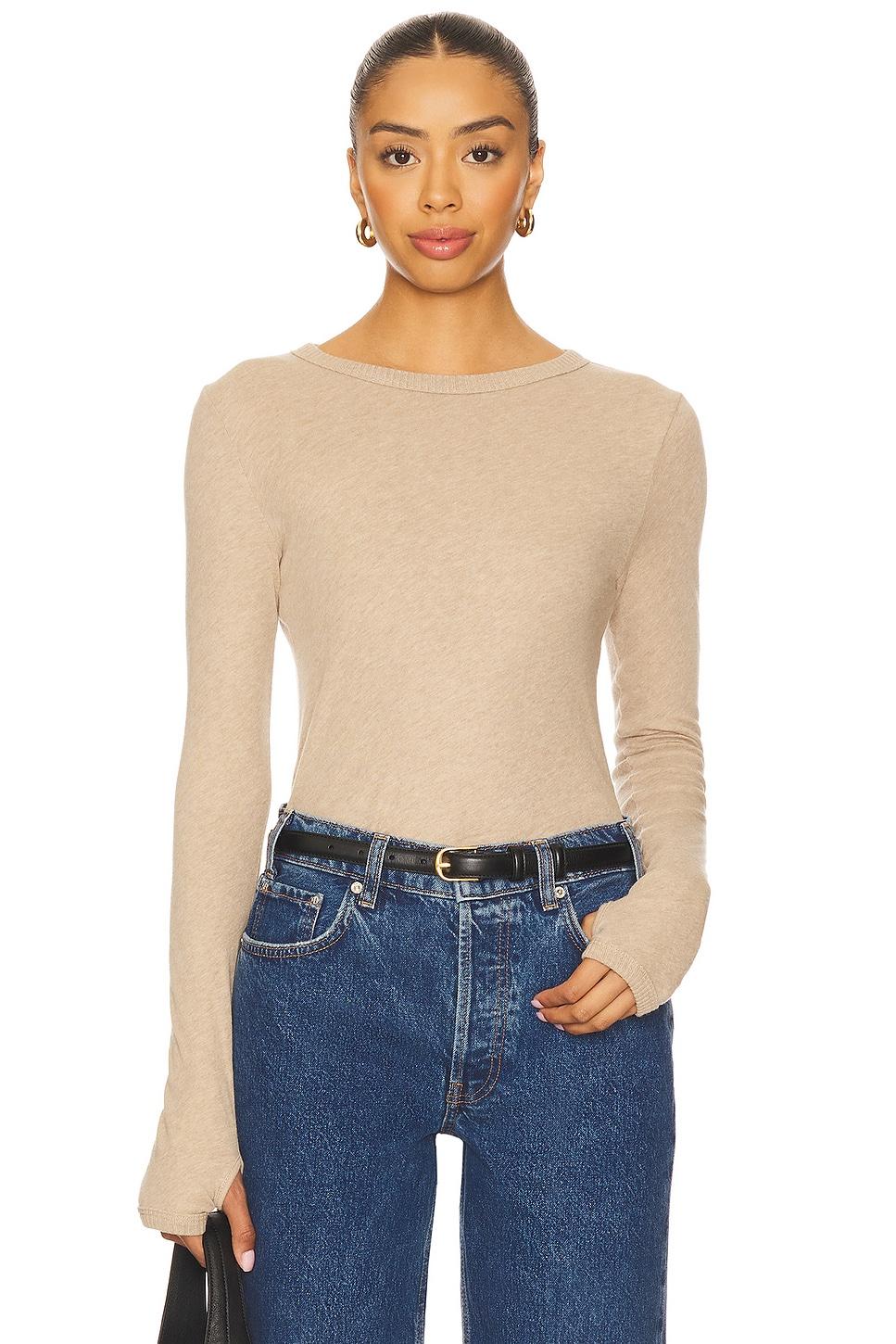 new classic long sleeve crew top