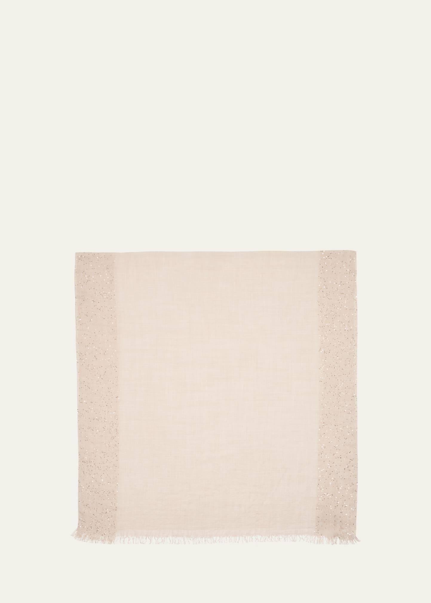 new dalia sequined wool-blend scarf