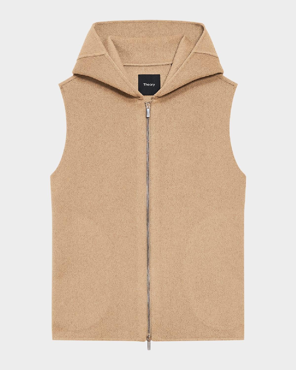 new divide wool hooded vest