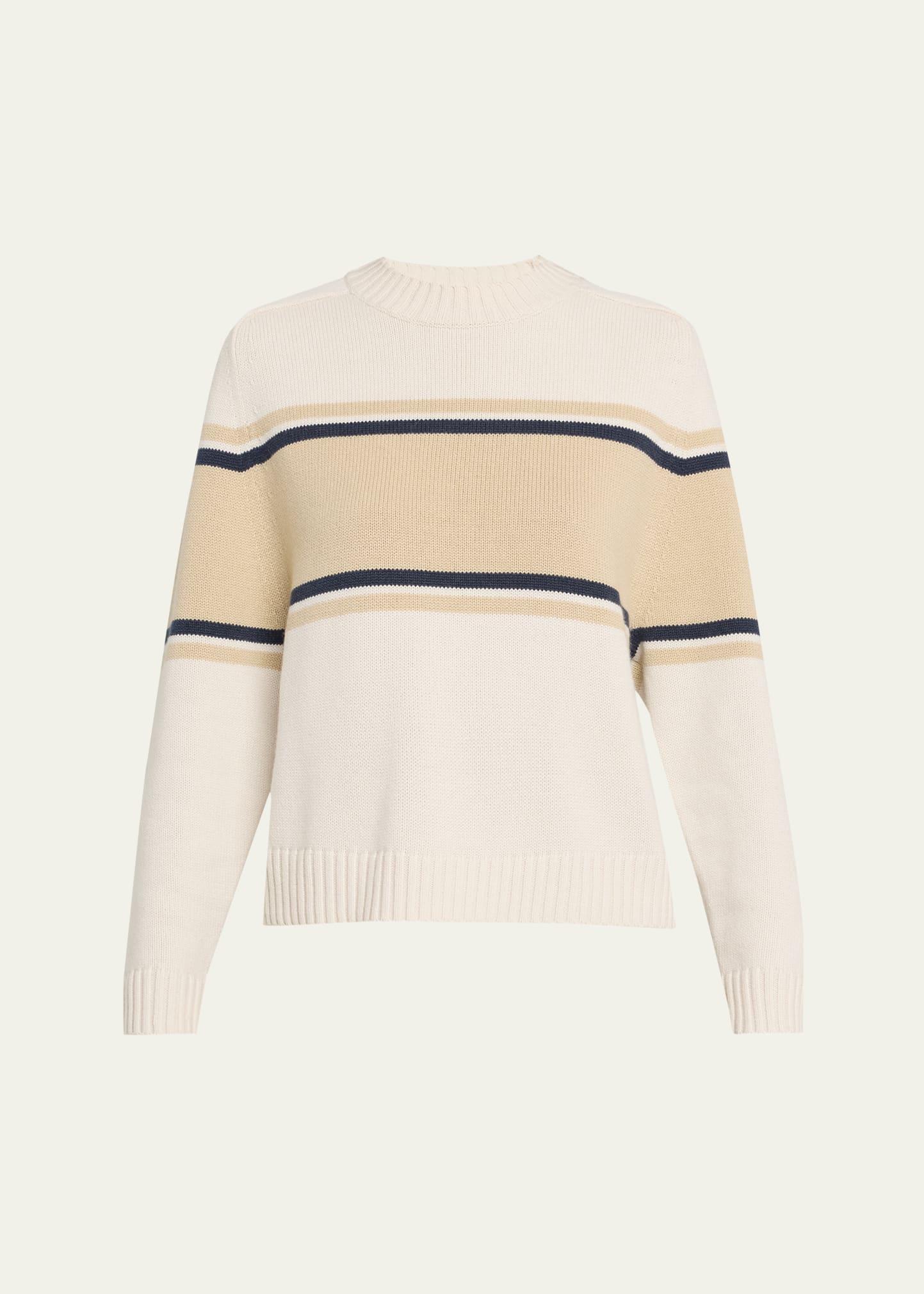 new saddle cashmere sweater