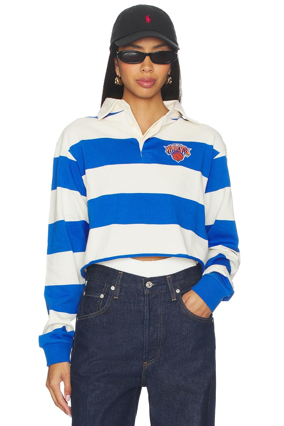 new york knicks rugby polo top