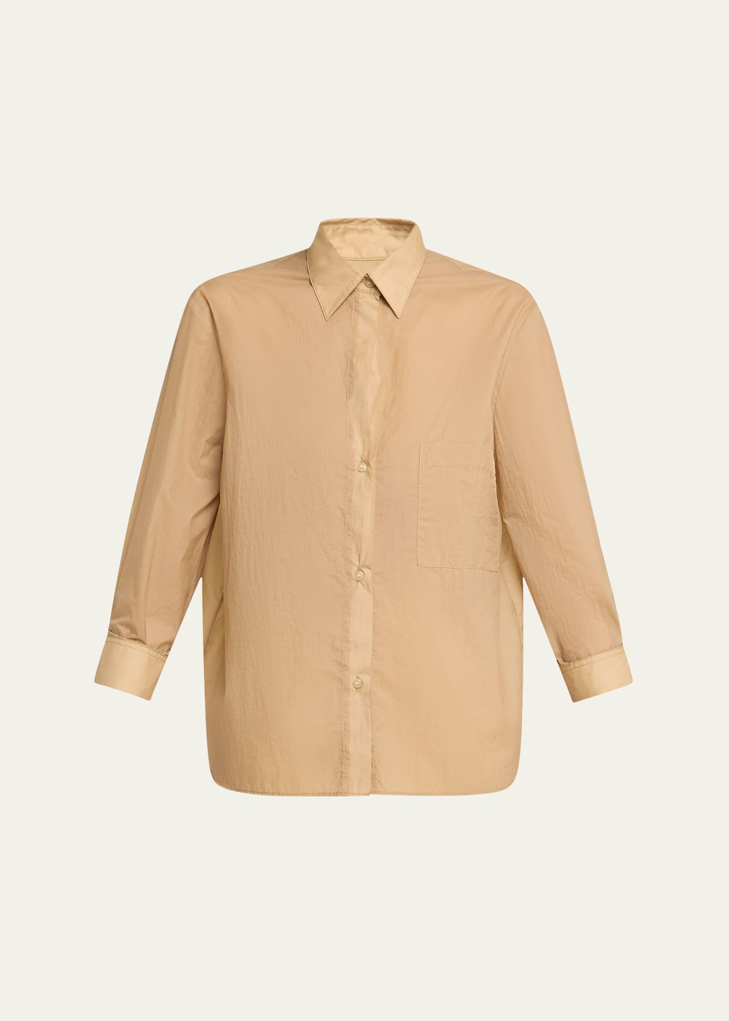 next morning button-front shirt