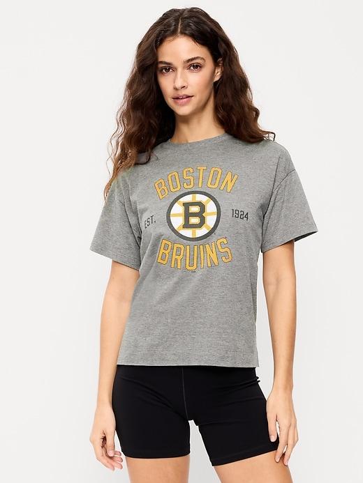 nhl crew-neck t-shirt for women