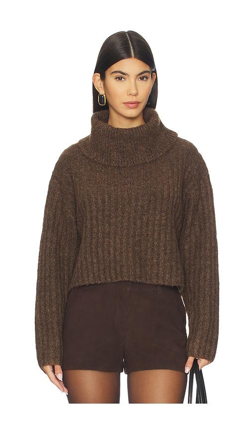 nia bruni sweater in brown.